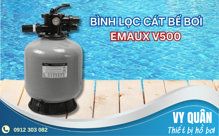 Bình lọc cát bể bơi Emaux V500