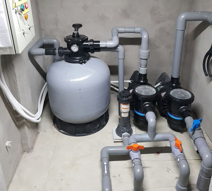 bình lọc bể bơi V