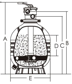 Bình Lọc Cát Hồ Bơi MFV27