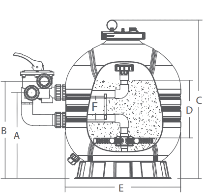Bình lọc Emaux MFS24