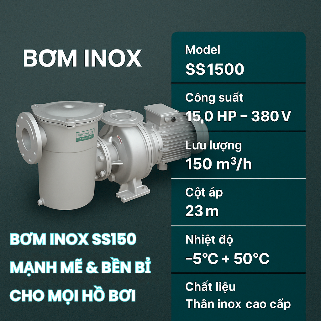 bơm inox SS1500