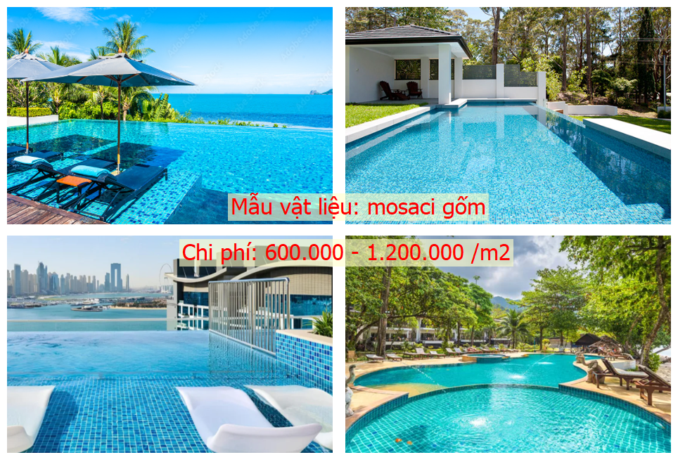 Chi phí mẫu gốm