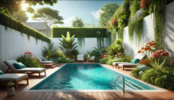 Các mẫu thiết kế bể bơi gia đình